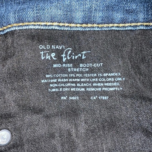 Old Navy jeans the flirt size 12 short - Picture 6 of 6
